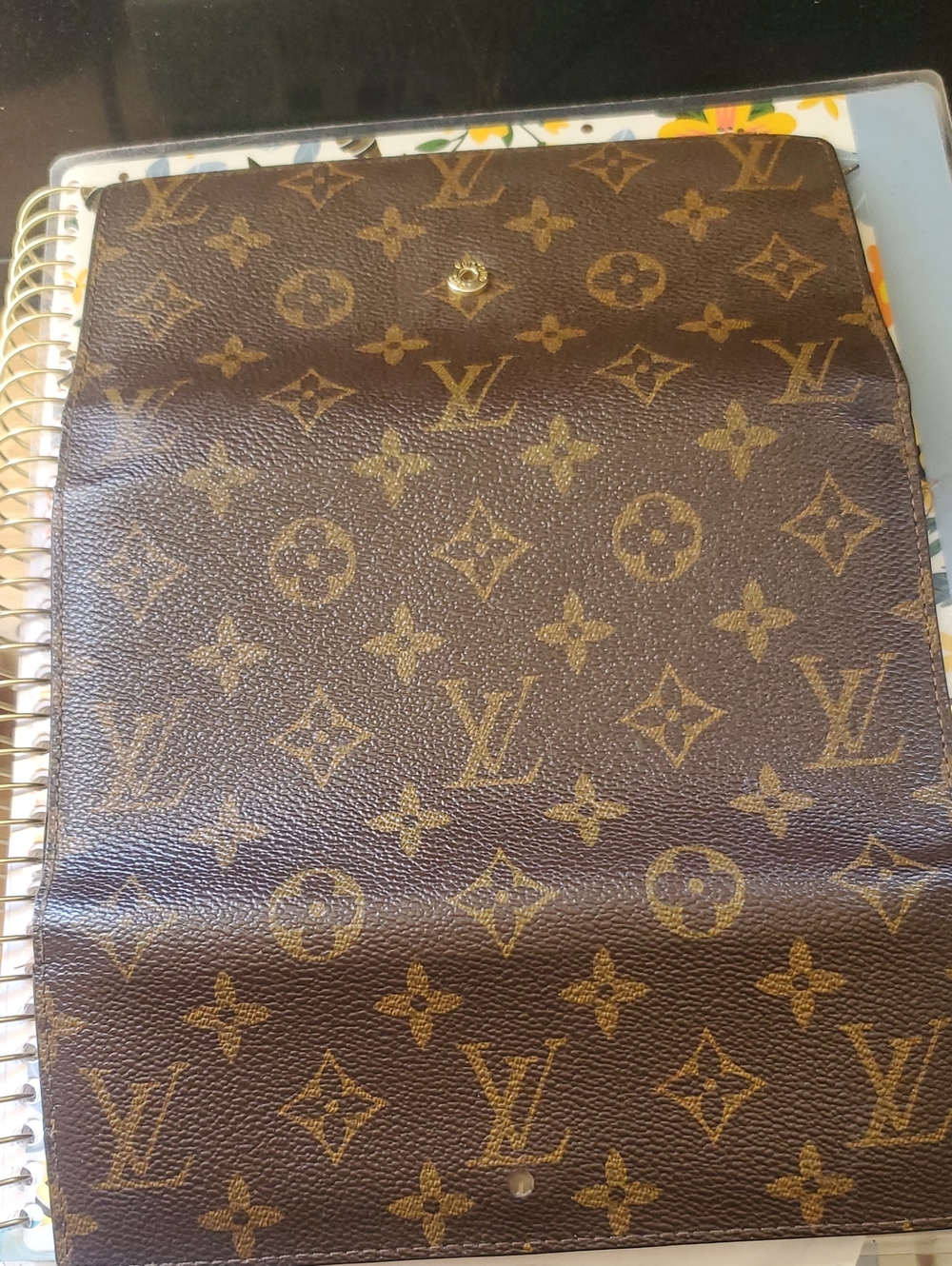 Louis Vuitton Brown Monogram Continental Wallet - Picture 10 of 10